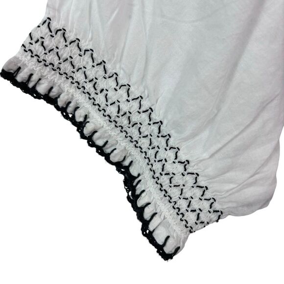 Lauren Ralph Lauren Women's Embroidered CottageCore Cotton Voile Dress Sz 12 - Picture 8 of 13